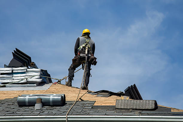 Professional Roofing technician working in Alaska, AK